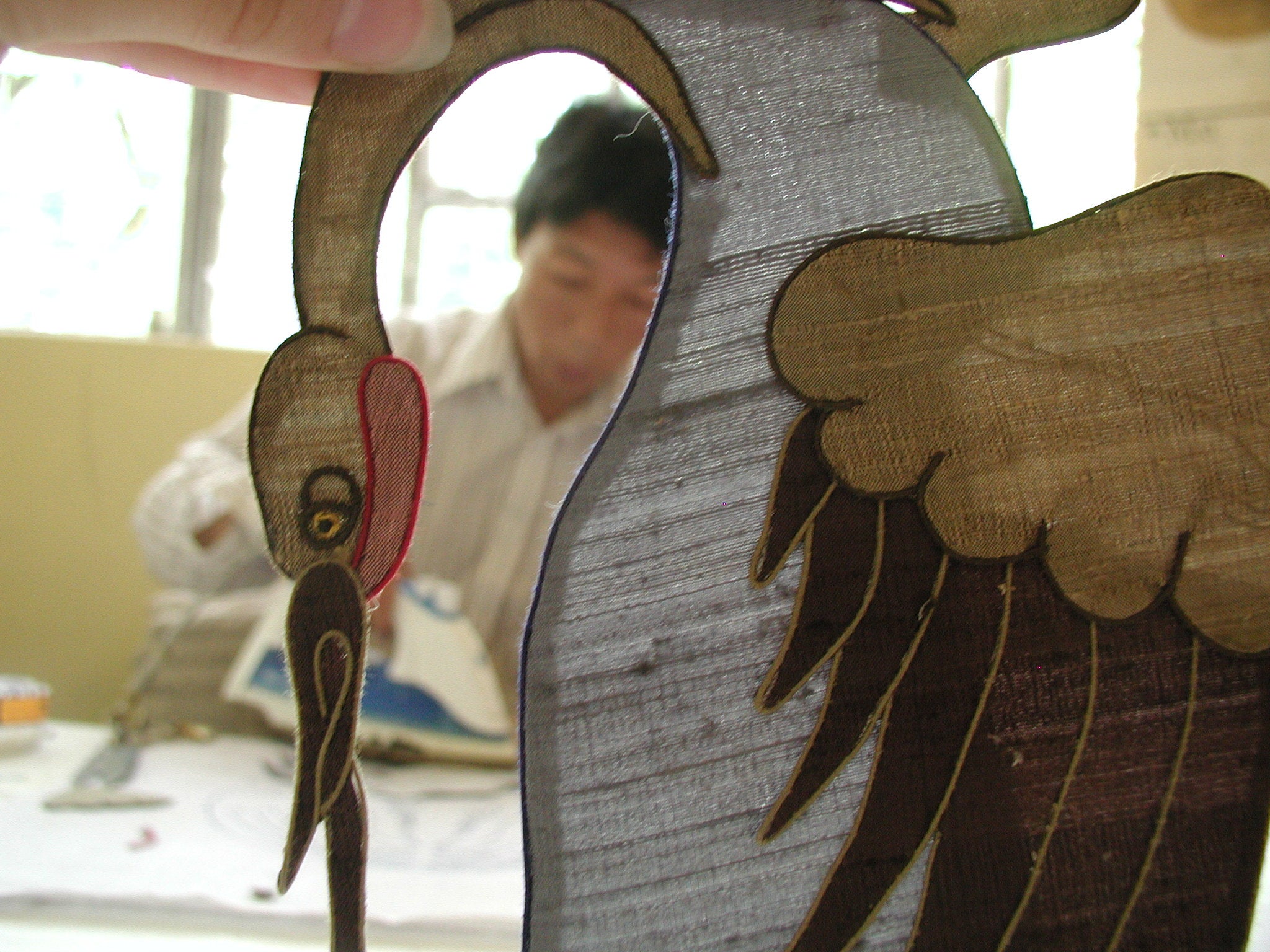 Appliqué at Norbulingka