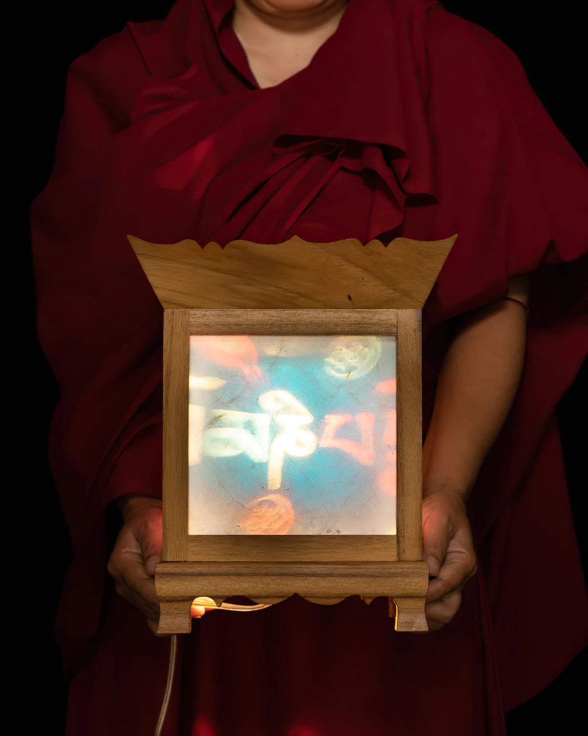 Prayer Wheel Night Lamp
