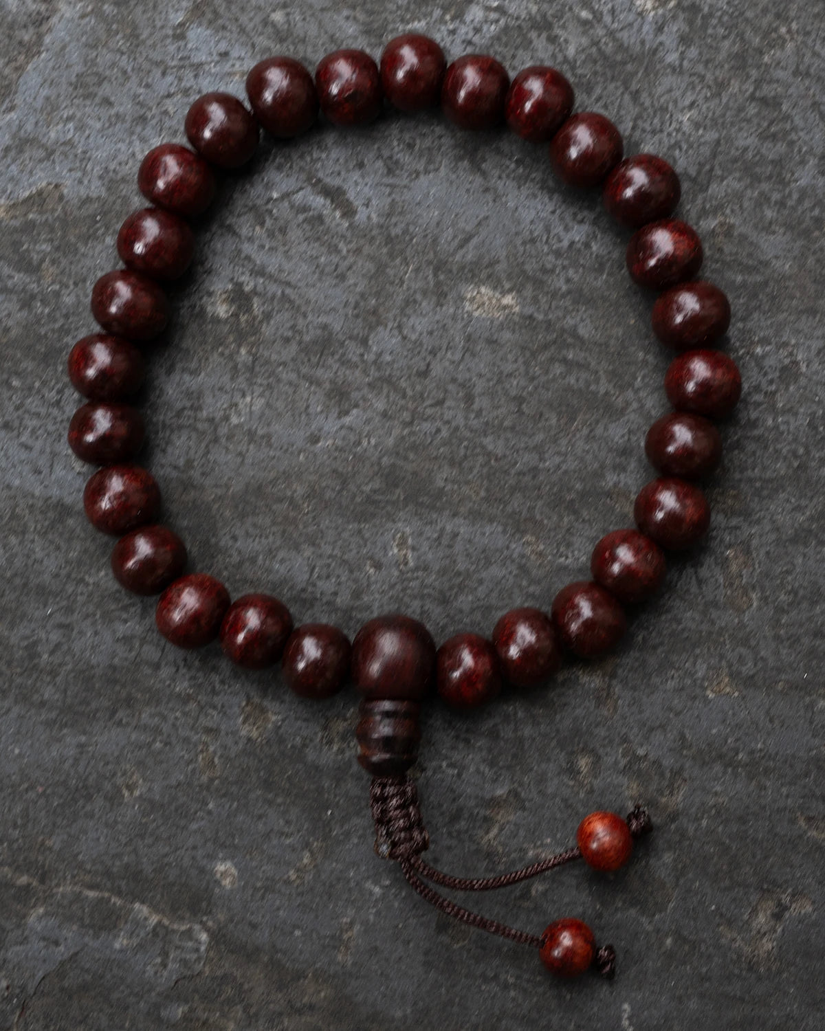 Rosewood Wrist Mala Tibetan Buddhist Prayer Meditation Beads Norbulingka Institute of Tibetan Culture