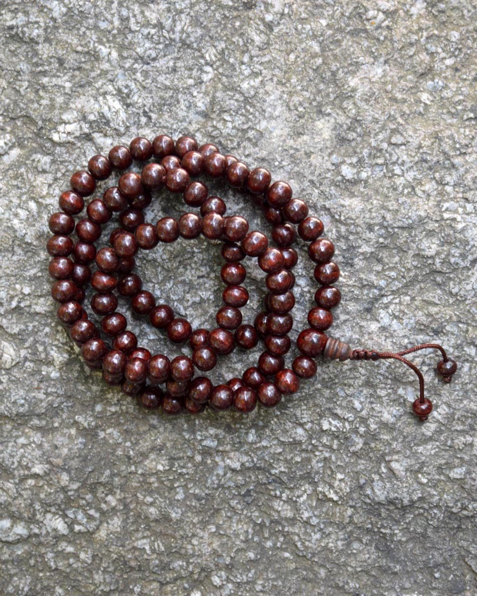 Rosewood Mala - Tibetan Buddhist Prayer & Meditation Beads