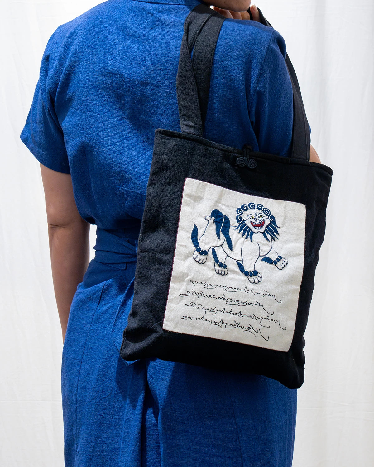 Tibetan Snow Lion Tote - Small