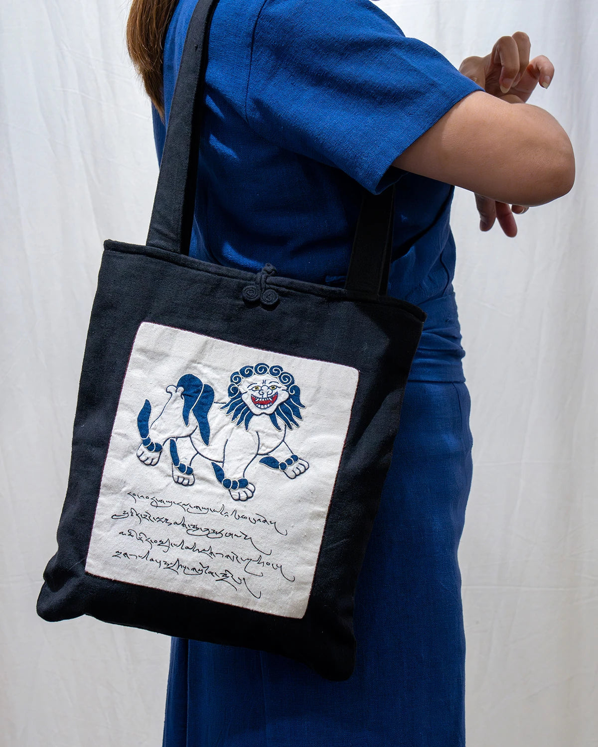 Tibetan Snow Lion Tote - Small