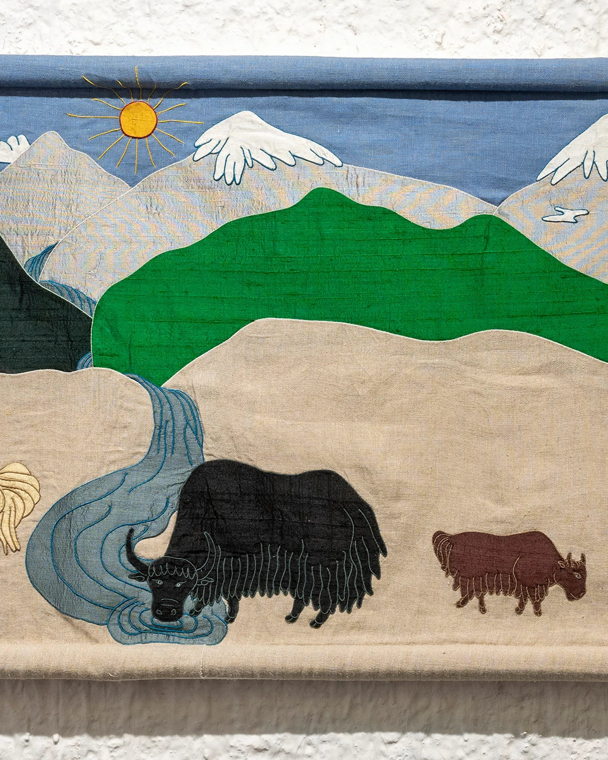 Yak Grazing Frieze