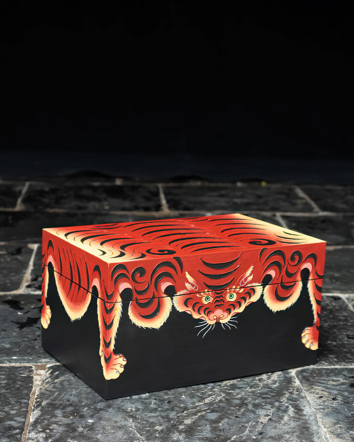 Tiger Skin Stationery Box