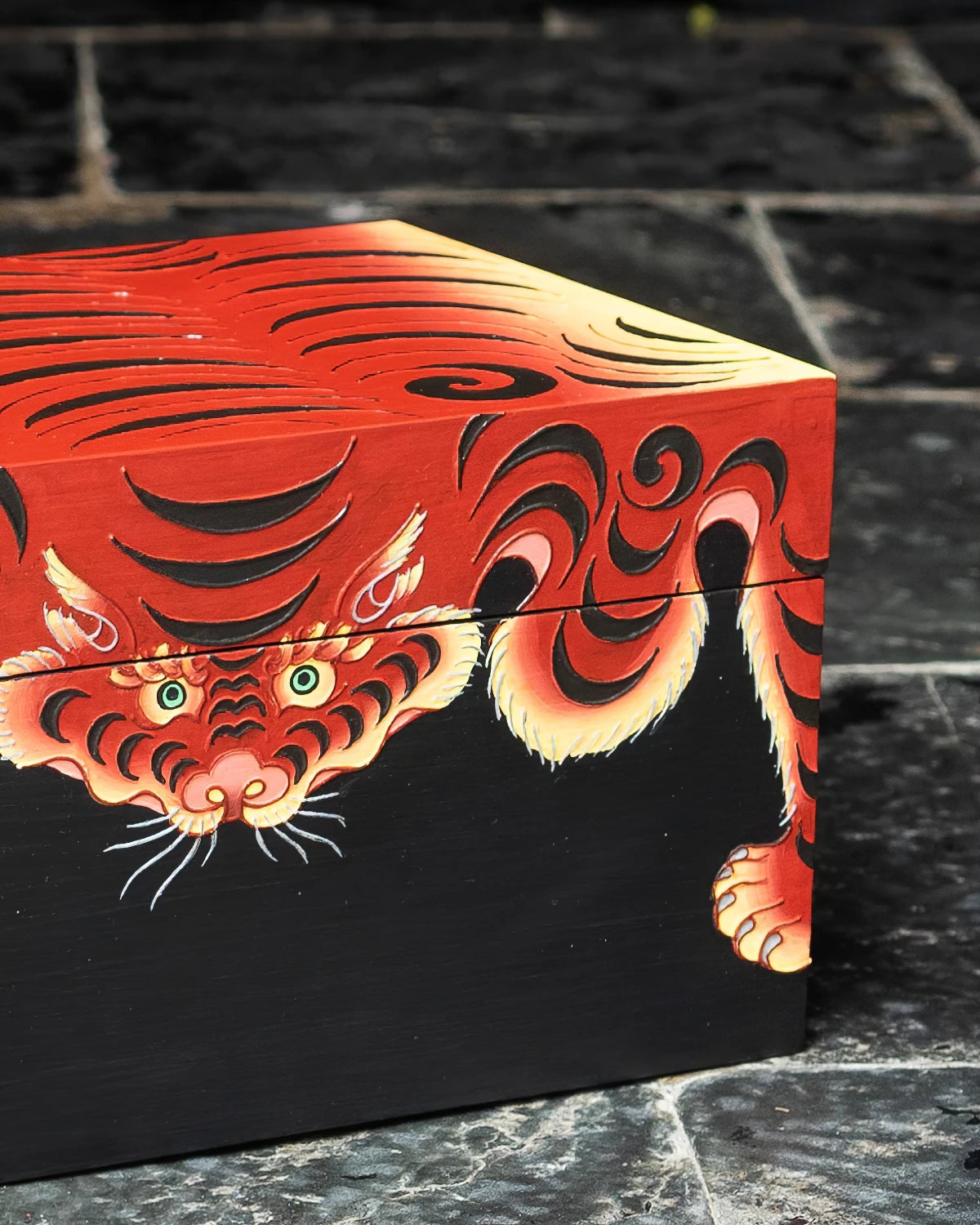 Tiger Skin Stationery Box