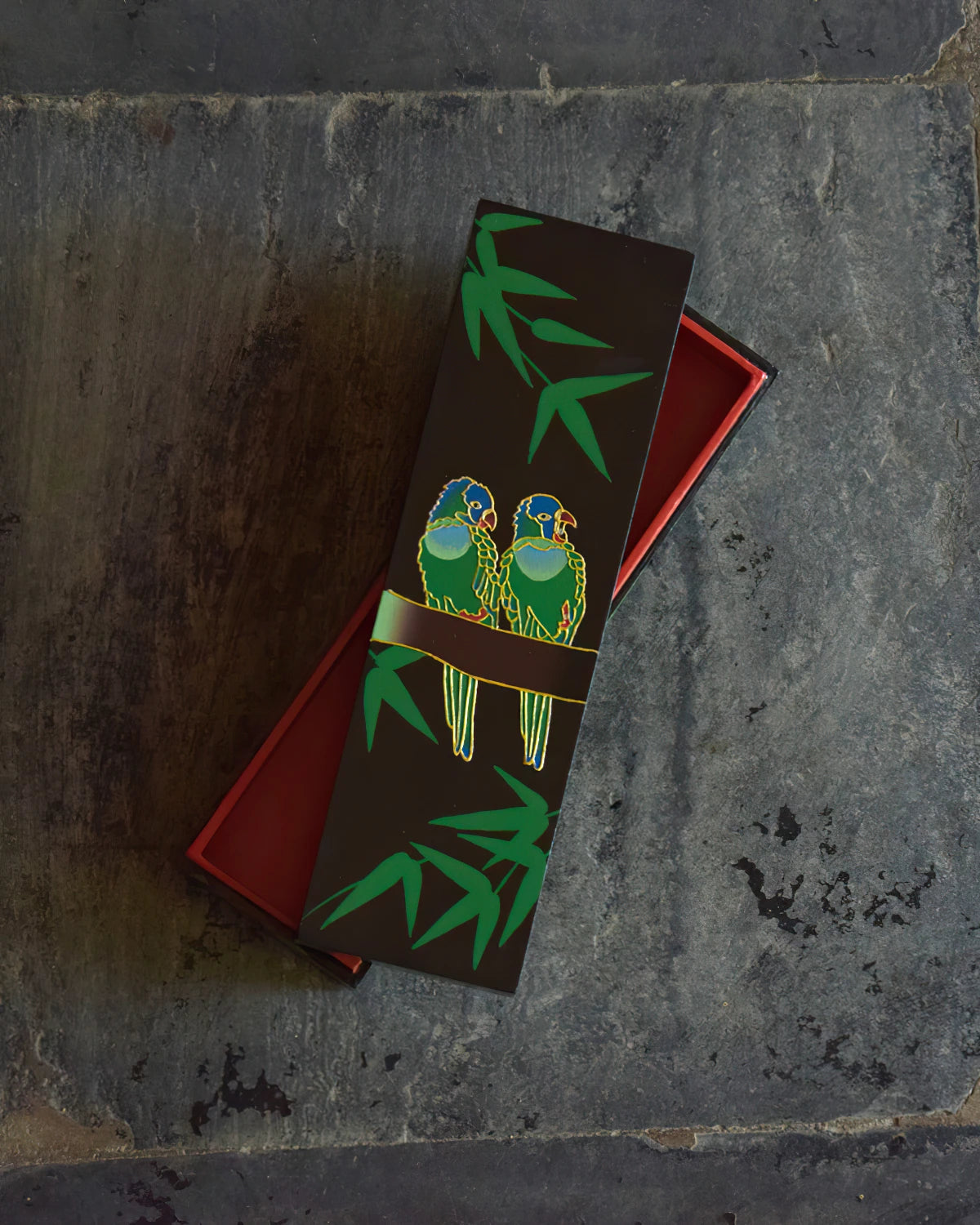 Parrots Pencil Box