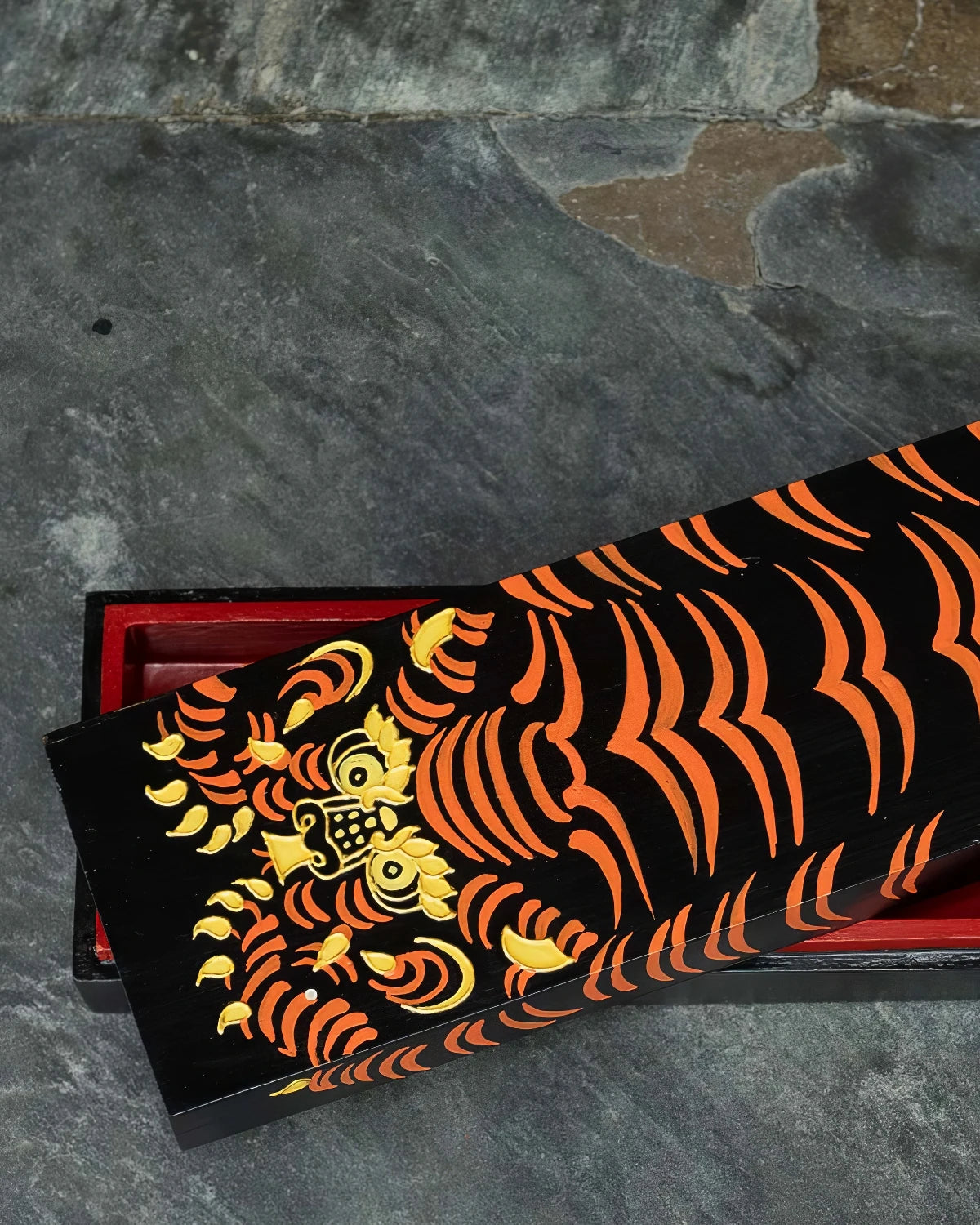 Tiger Skin Pencil Box