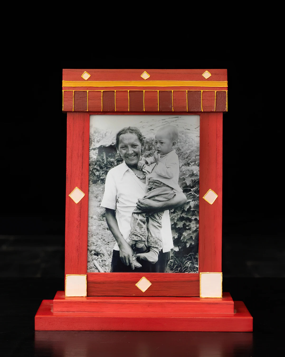 Door Photo Frame - Crimson Red