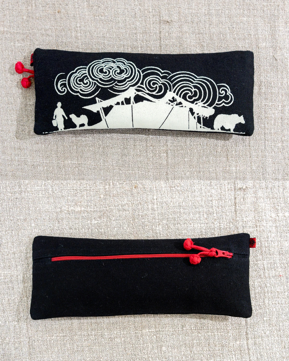 Nomad Family Pencil Pouch - Black