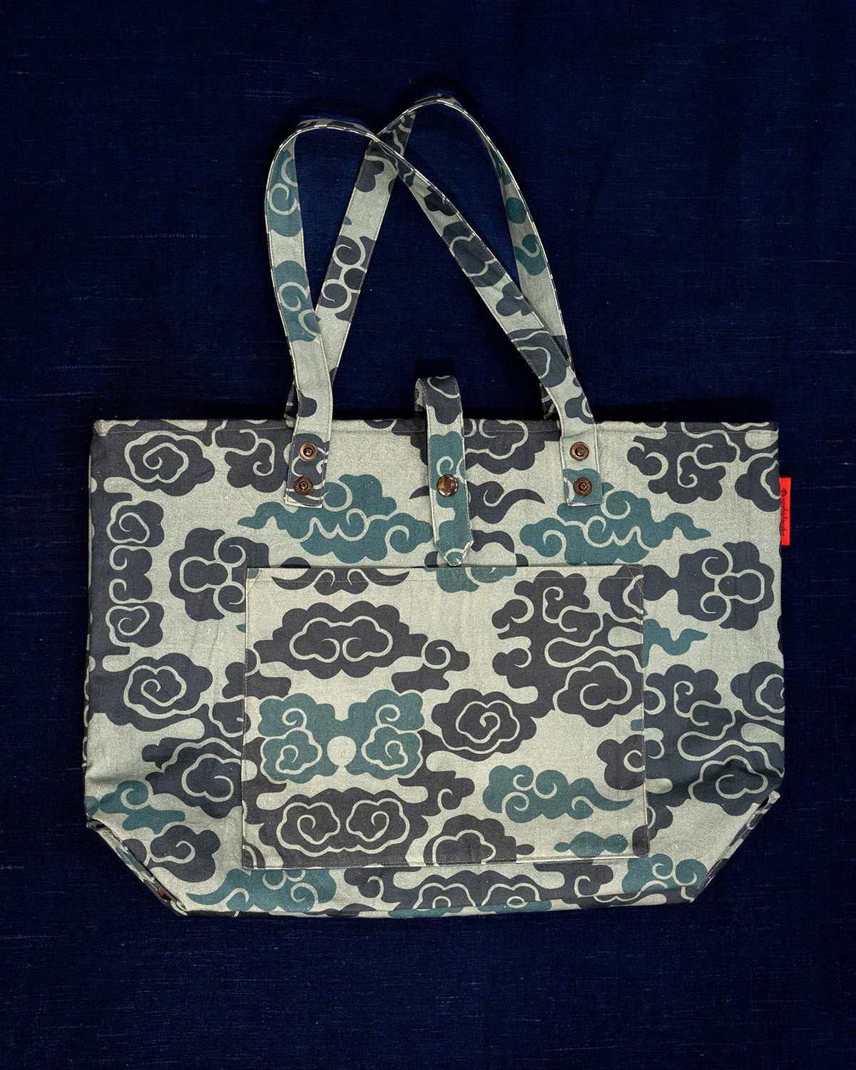 Denim Cloud Tote Bag