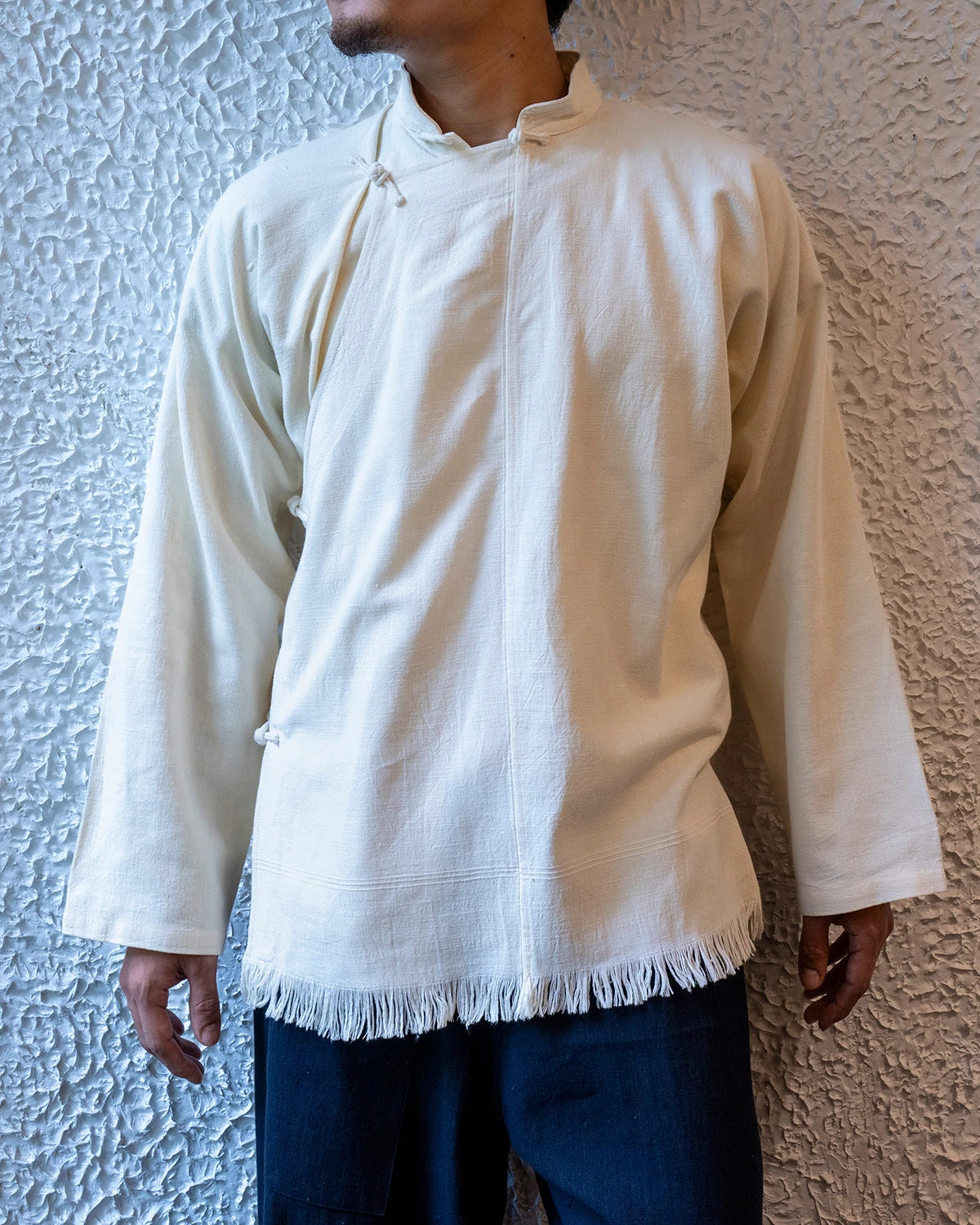 Tibetan Buray Shirt - White