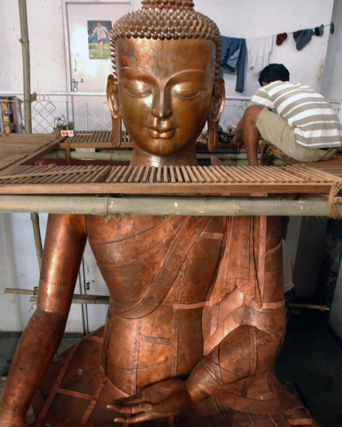 Statue Making Sacred Religious Buddhist Craftsmanship Norbulingka