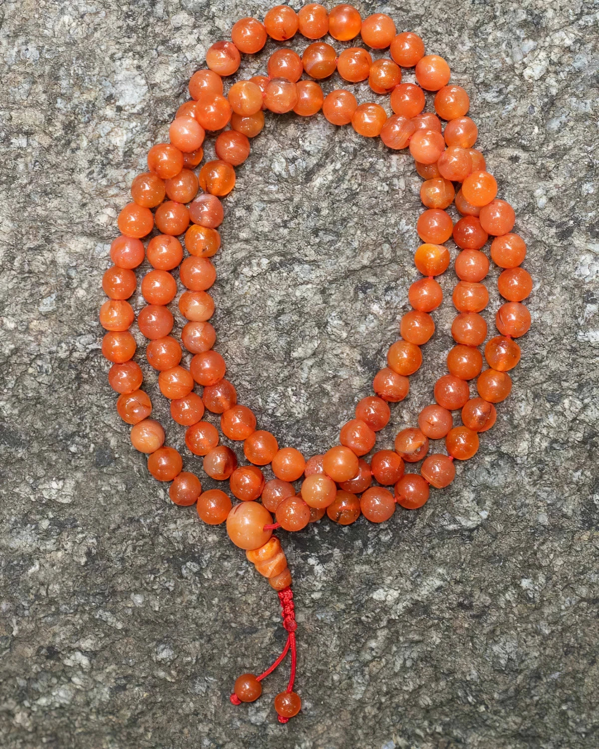 Carnelian Long Mala