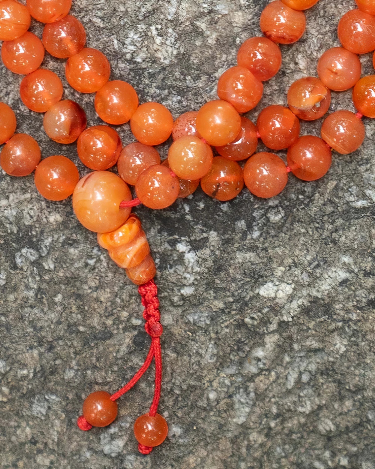 Carnelian Long Mala