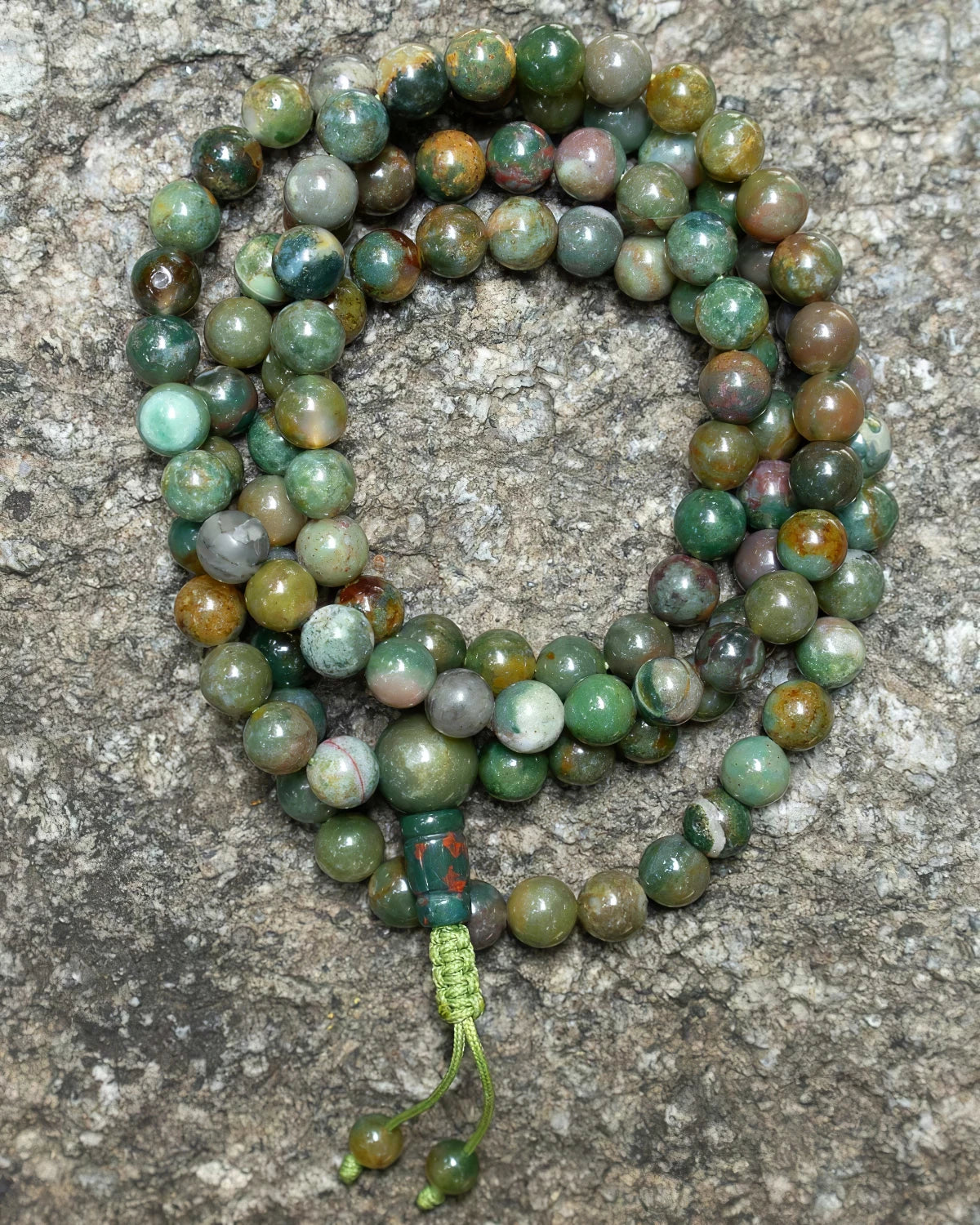 Bloodstone Long Mala