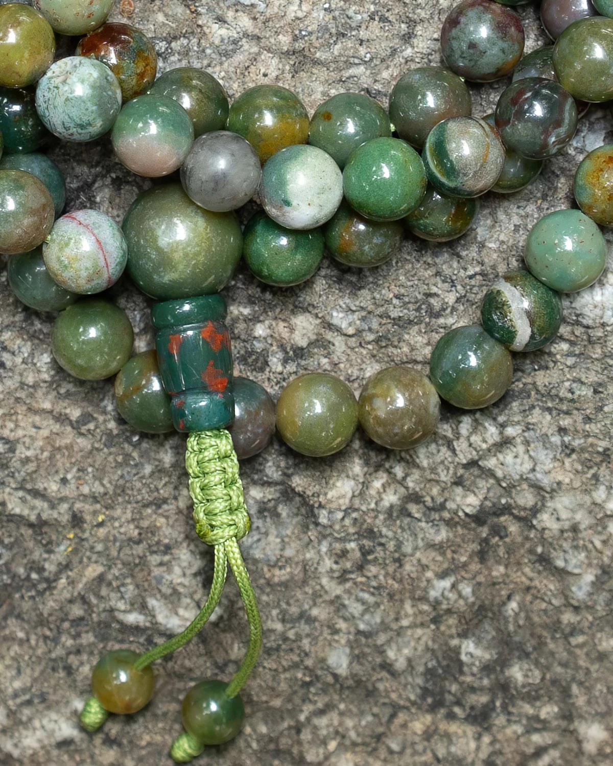 Bloodstone Long Mala