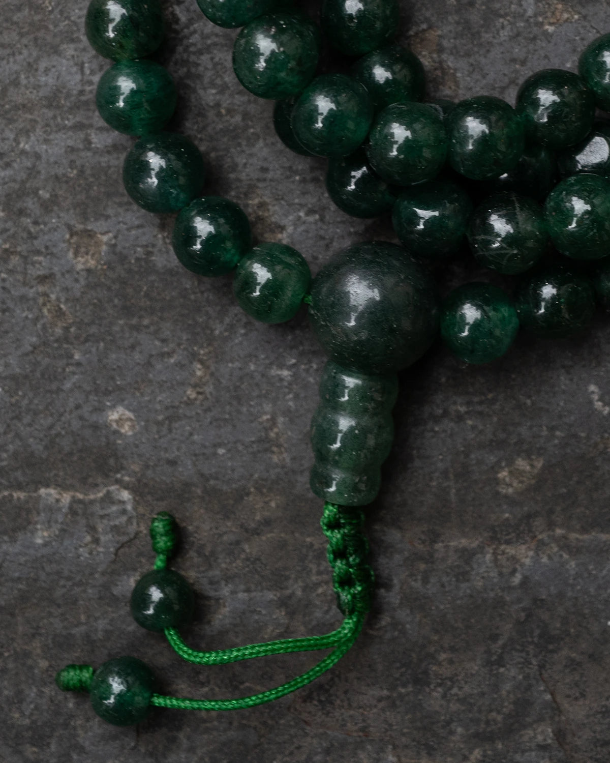 Green Jade Mala