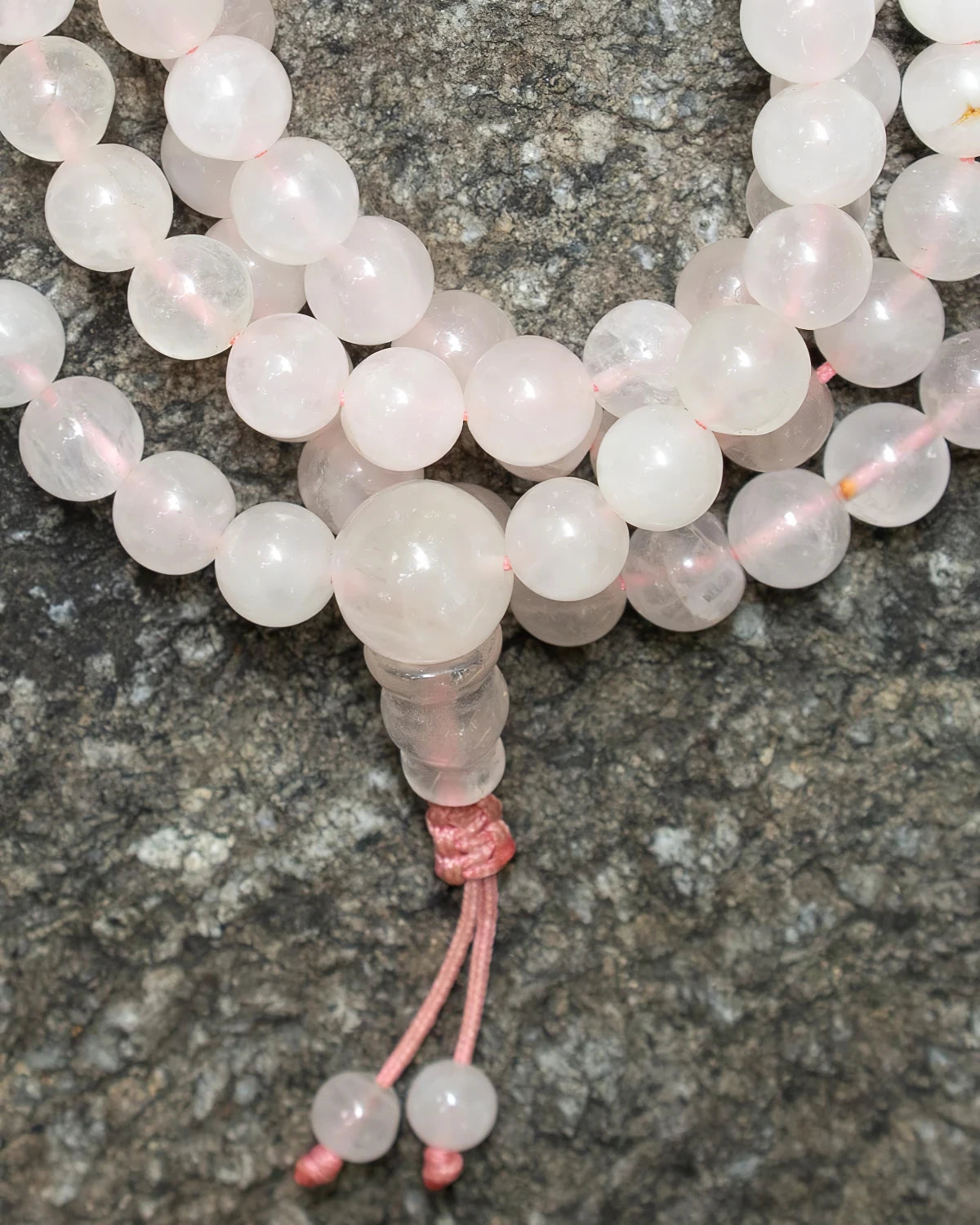 Rose Quartz Long Mala