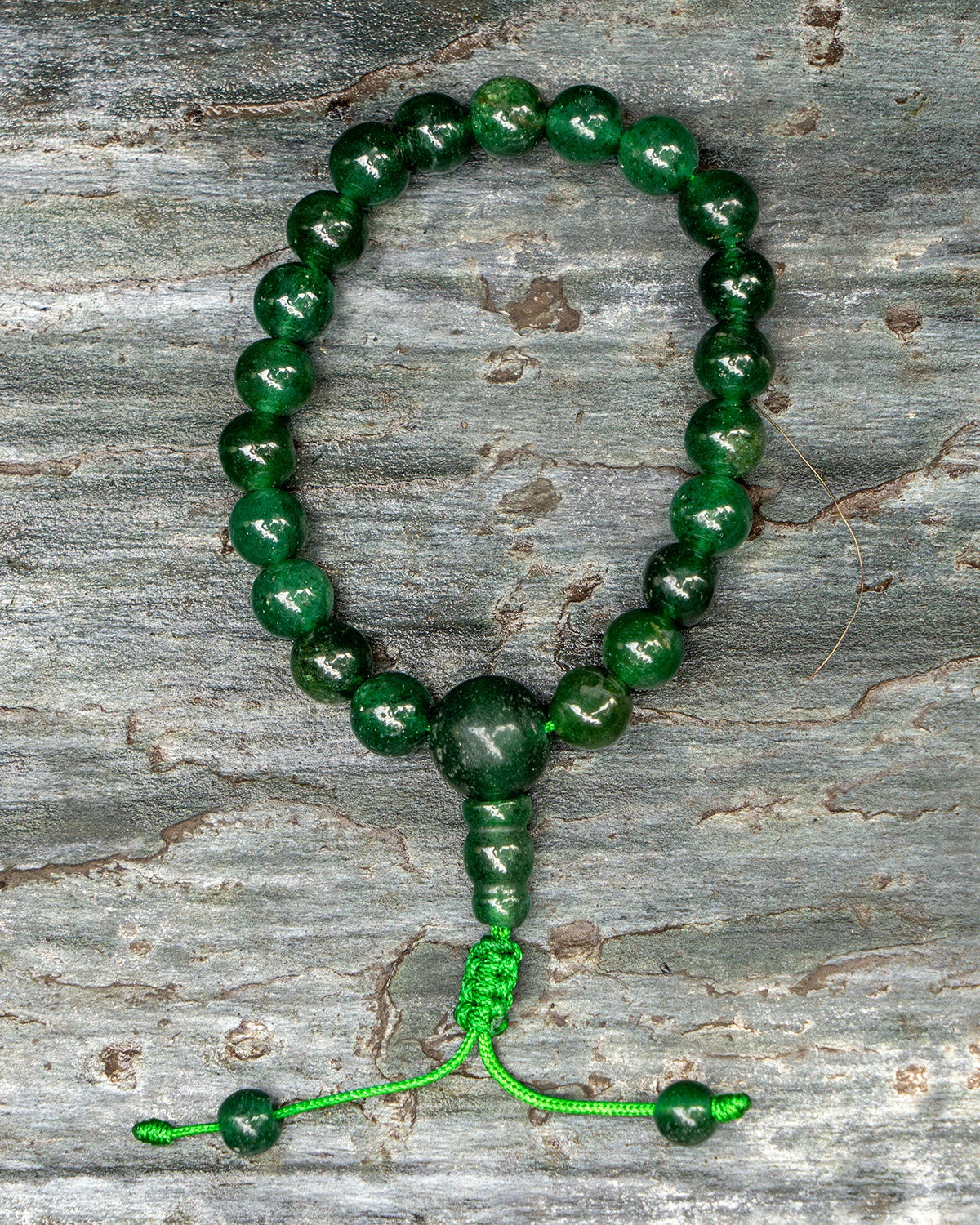 Green Jade Wrist Mala