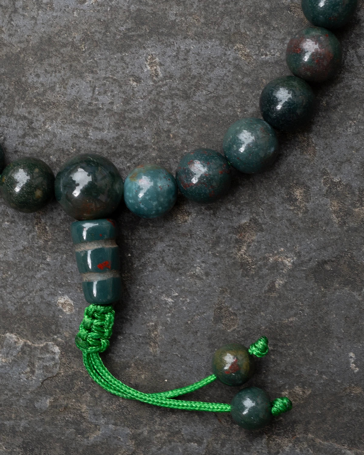 Bloodstone Wrist Mala