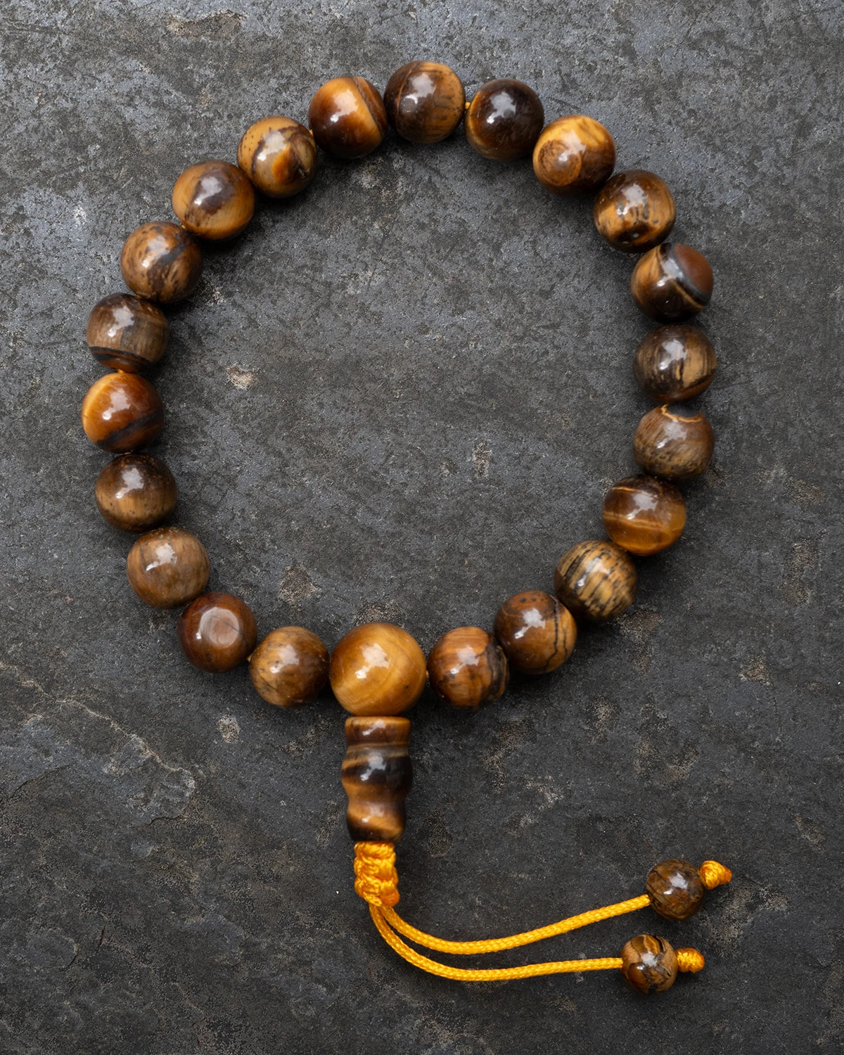 Yellow Tiger Eye Wrist Mala