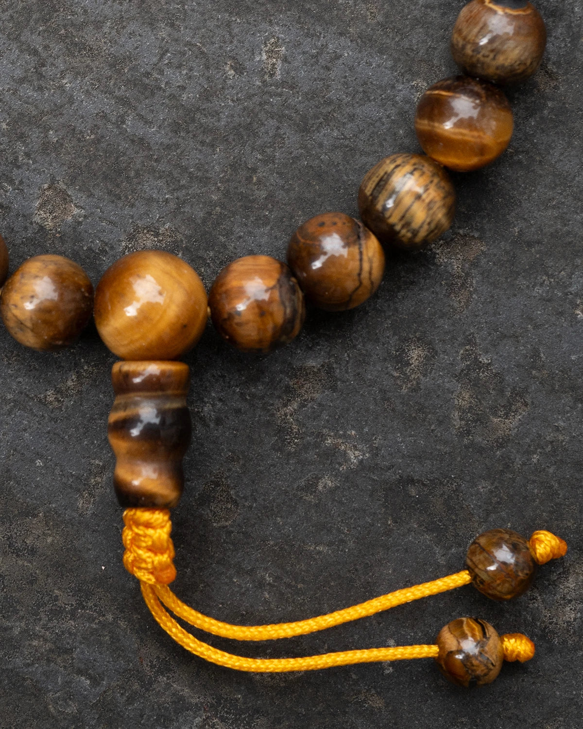 Yellow Tiger Eye Wrist Mala