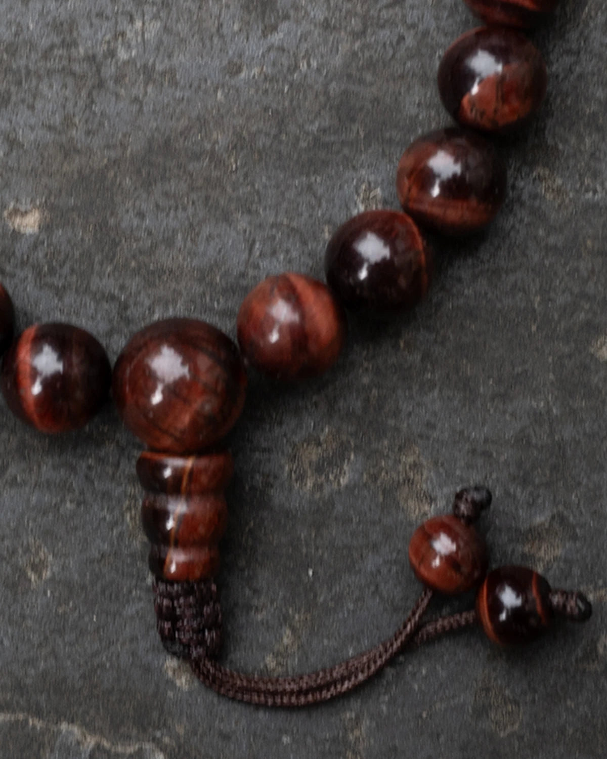 Brown Tiger Eye Wrist Mala