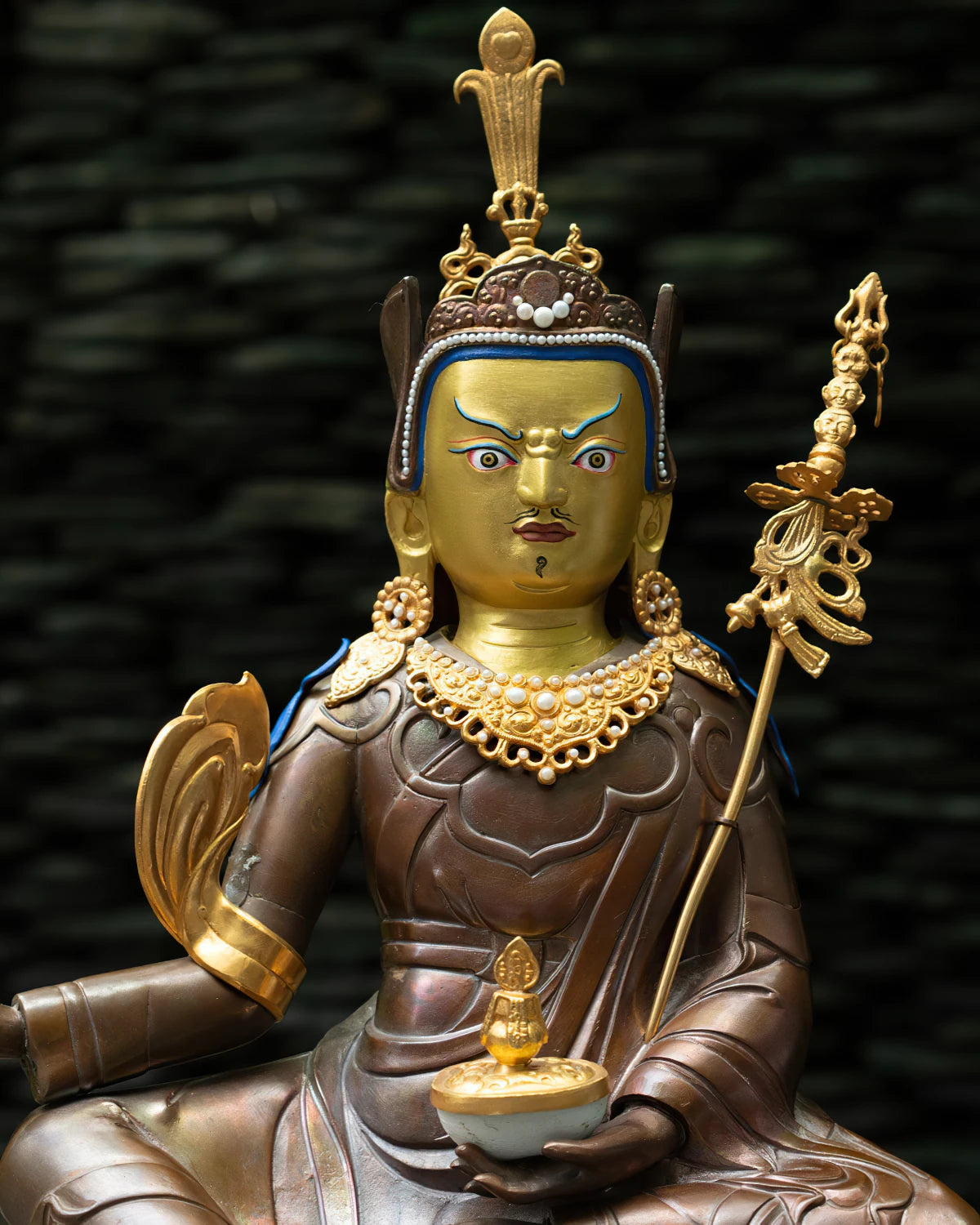 Guru Padmasambhava 14-inch Statue