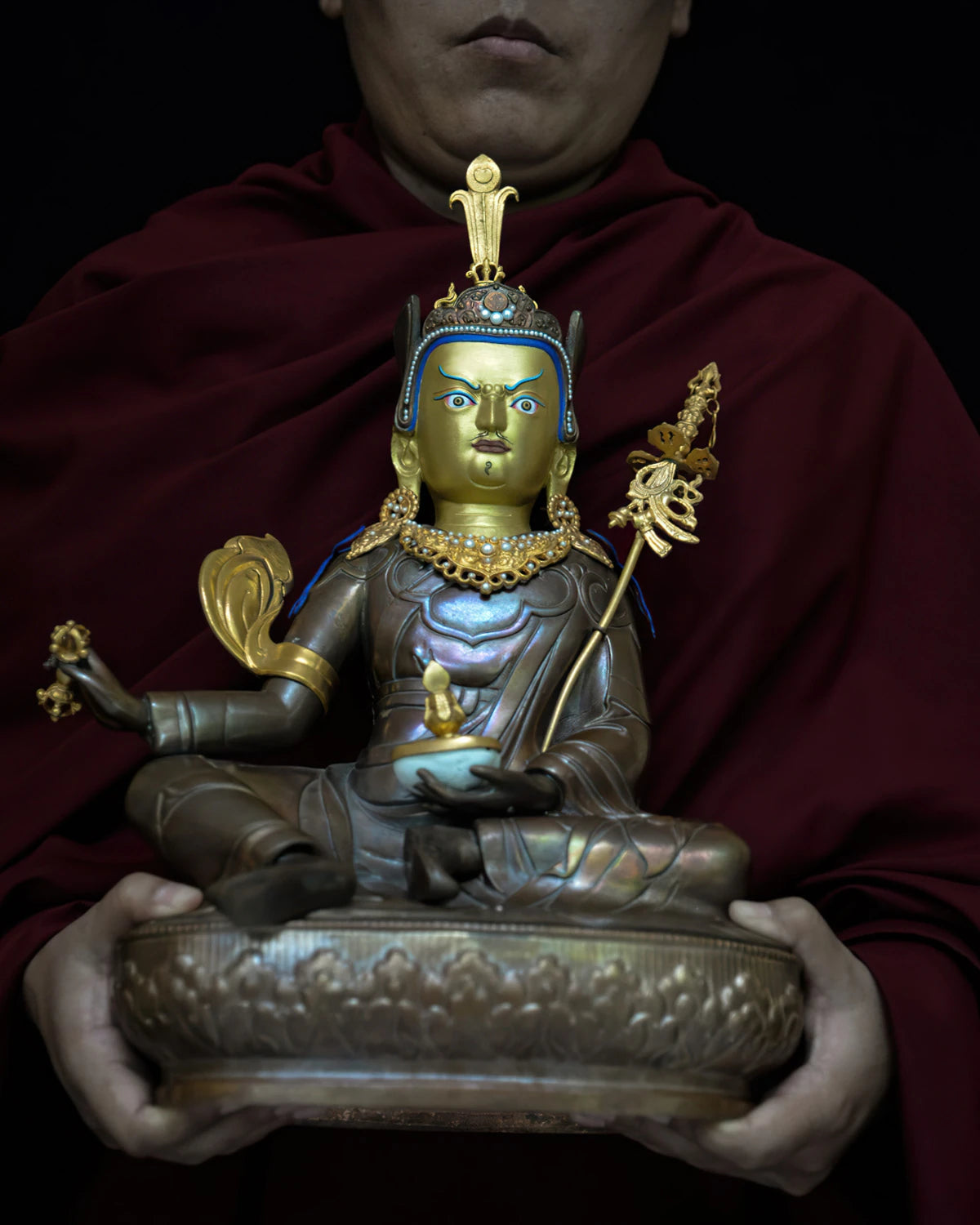 Guru Padmasambhava 14-inch Statue