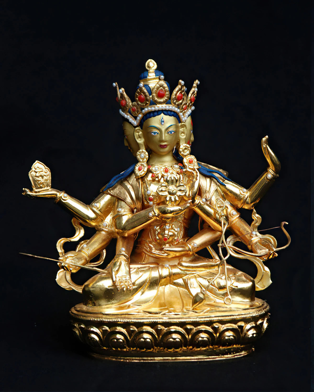 Vijaya (Gold) 6-inch Statue