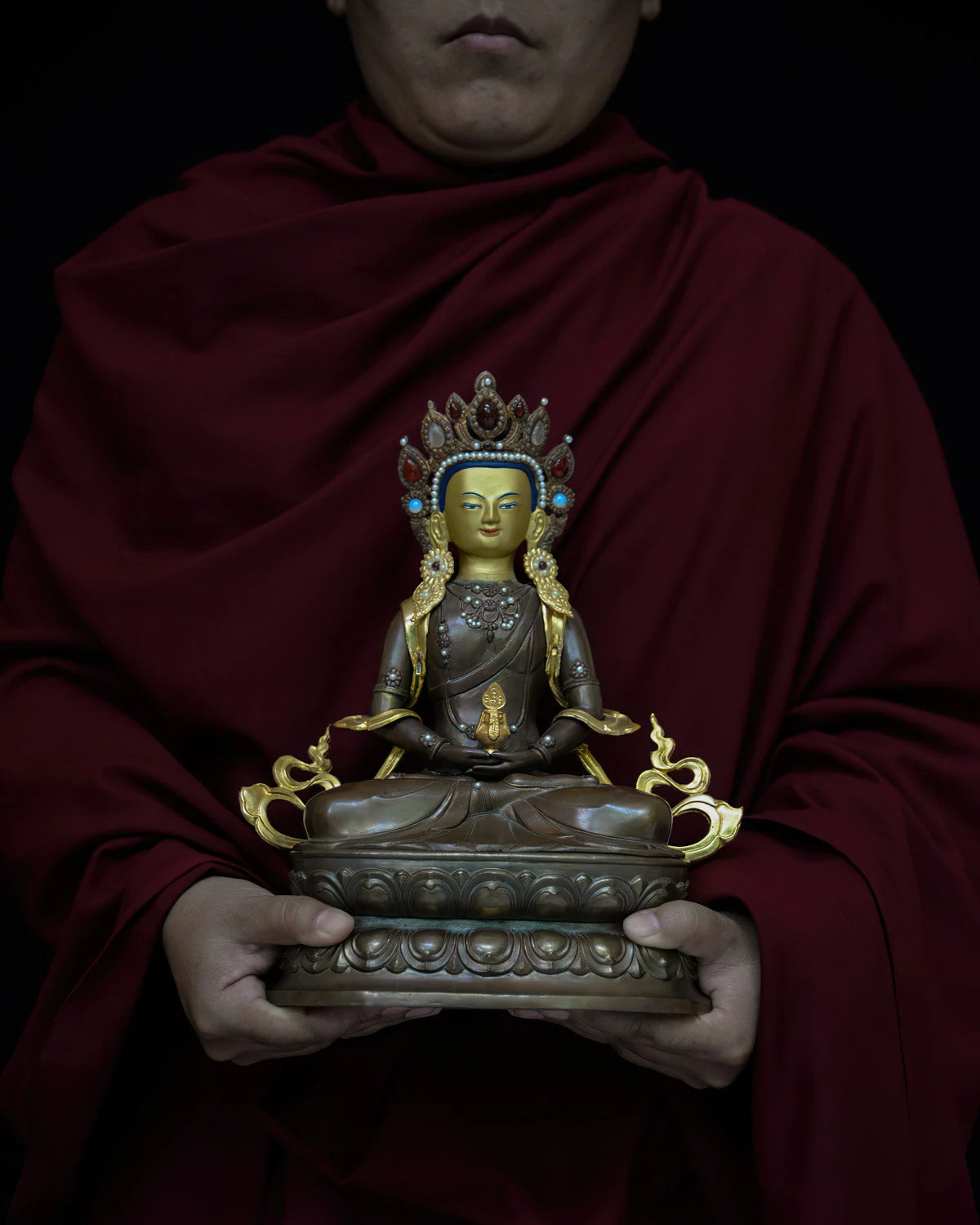 Buddha Amitayus 12-inch Statue