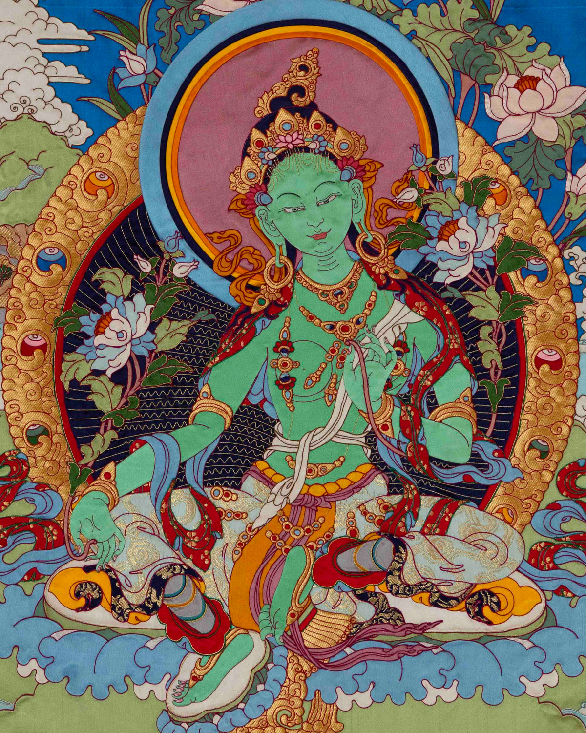 Green Tara (detailed, 2ft)