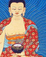 Buddha Shakyamuni Applique Thangka