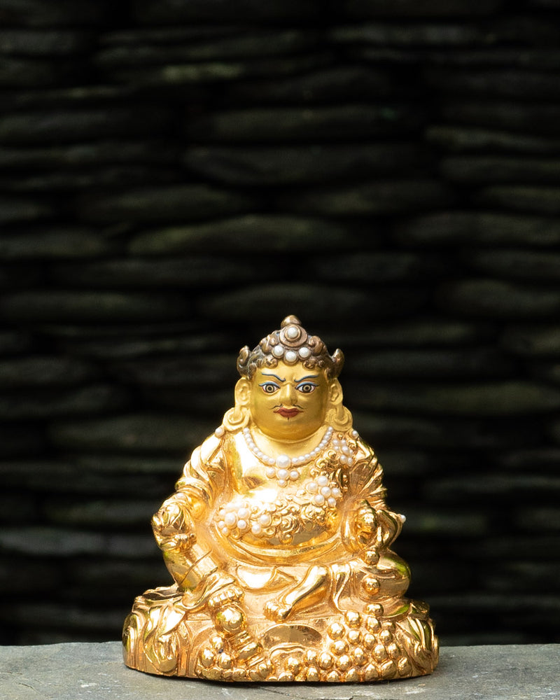 Zambhala (Gold) 5-inch Statue
