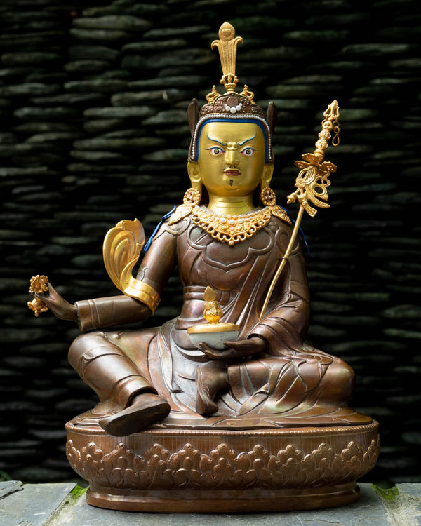 Guru Padmasambhava 14-inch Statue