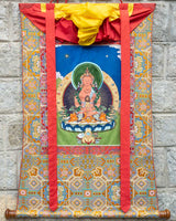 Buddha Amitayus Applique Thangka