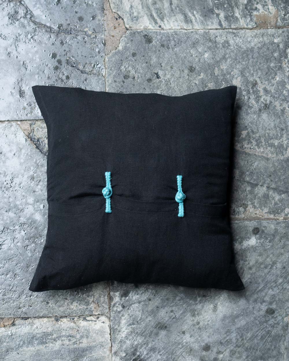 Eternal Knot Cushion Cover Set (Blue)