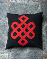 Eternal Knot Cushion Cover Set (Red)
